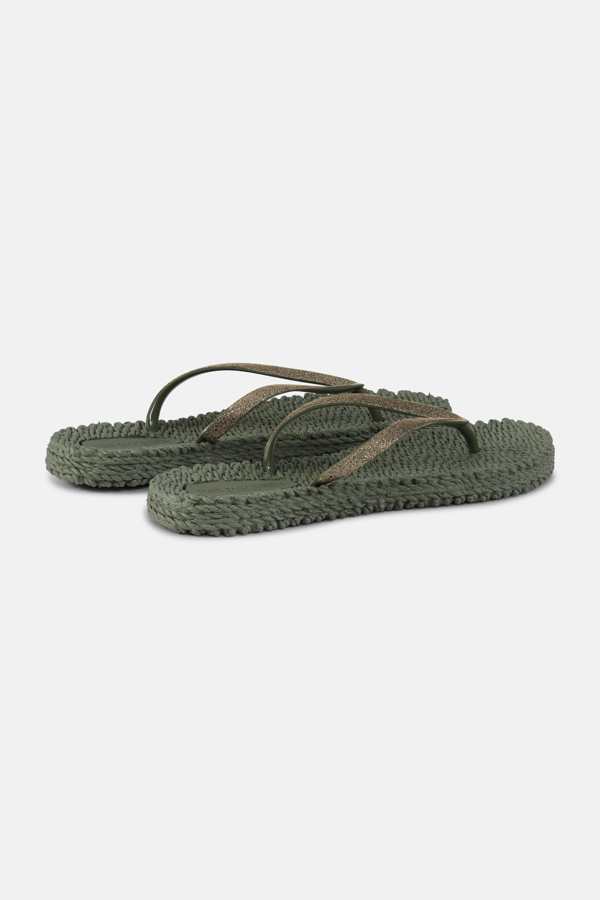 Chanclas Glitter - Army